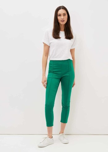 Phase Eight Miah Cropped Trousers Green Australia | KQ7260513